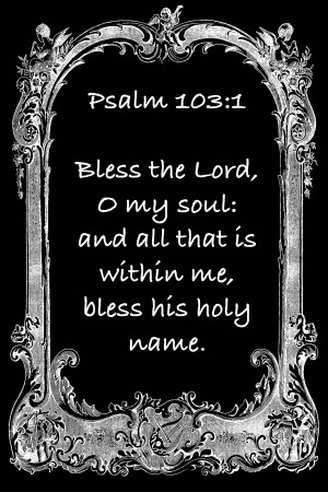 Psalm 103 1 7BW